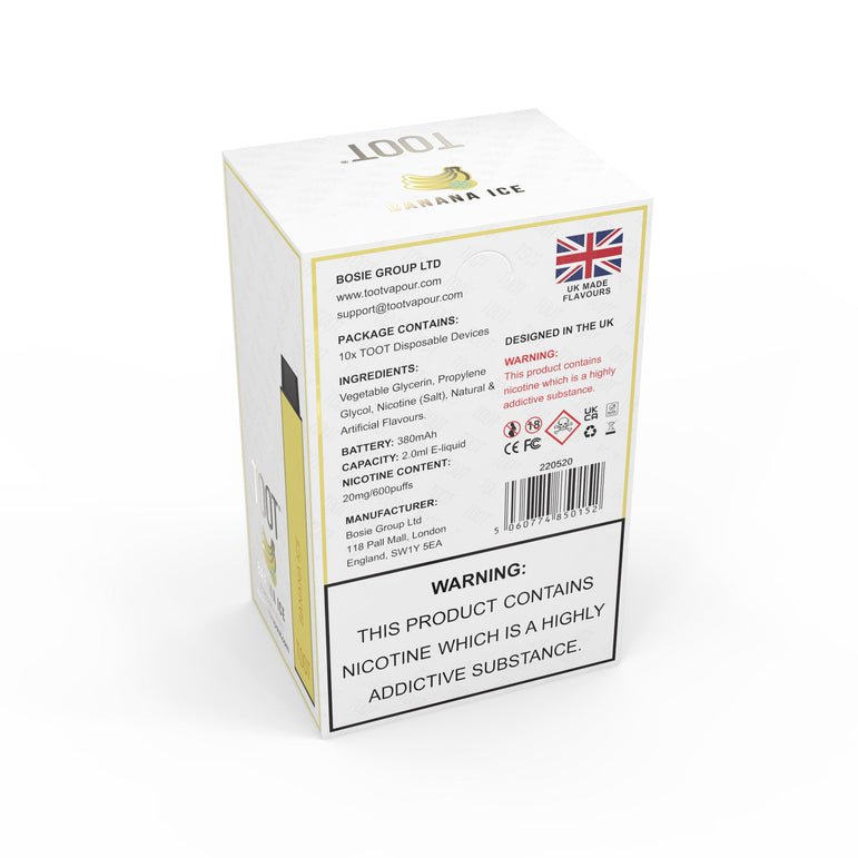 TOOT 10 PACK | Banana Ice